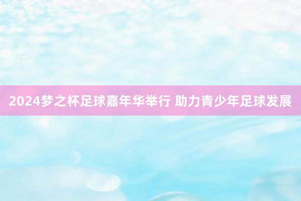 2024梦之杯足球嘉年华举行 助力青少年足球发展