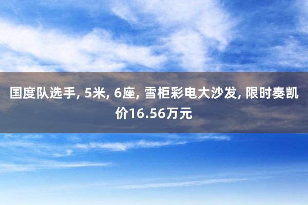 国度队选手, 5米, 6座, 雪柜彩电大沙发, 限时奏凯价16.56万元