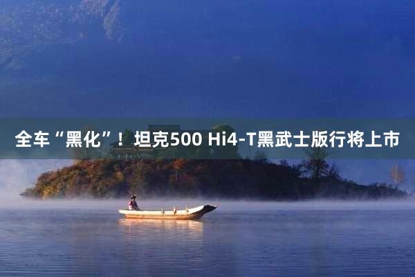 全车“黑化”！坦克500 Hi4-T黑武士版行将上市