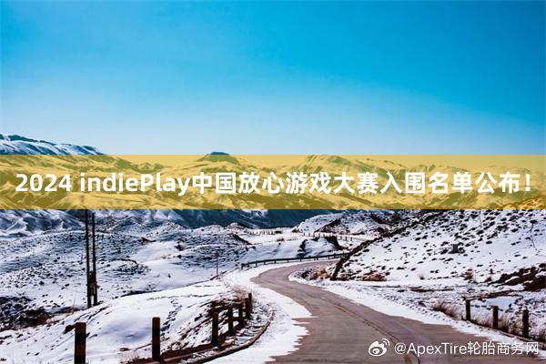 2024 indiePlay中国放心游戏大赛入围名单公布！