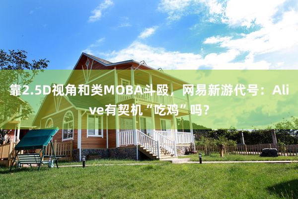 靠2.5D视角和类MOBA斗殴，网易新游代号：Alive有契机“吃鸡”吗？
